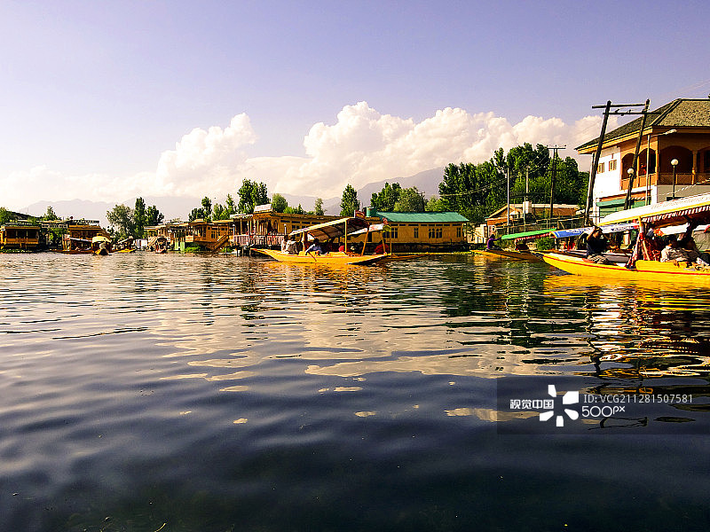 克什米尔达尔湖图片素材