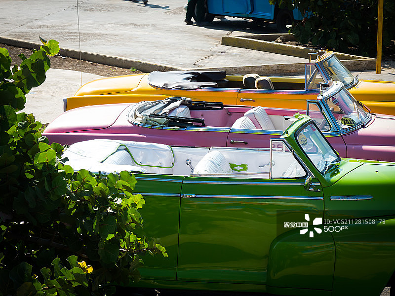 古巴汽车图片素材