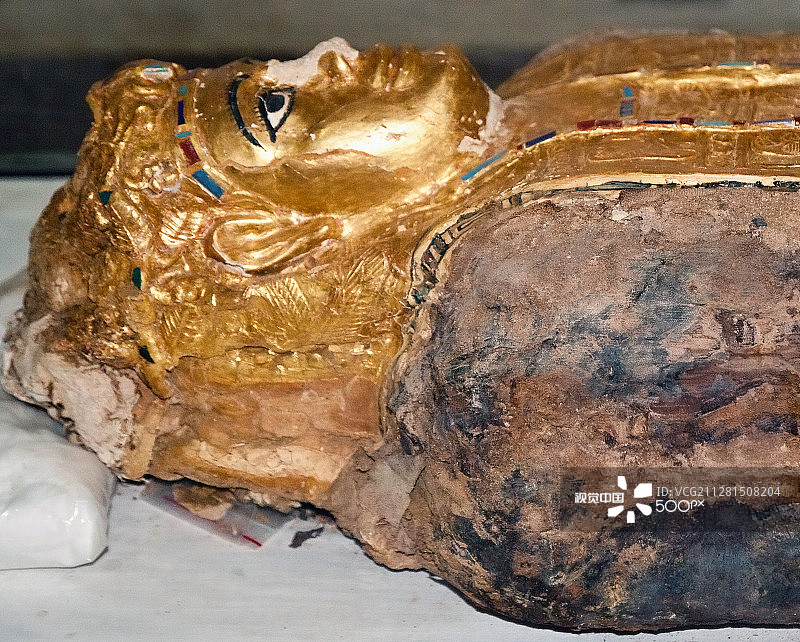 金色木乃伊图片素材