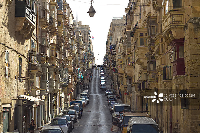 瓦莱塔街景图片素材