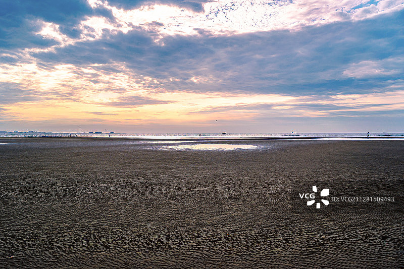 月坨岛的早晨图片素材