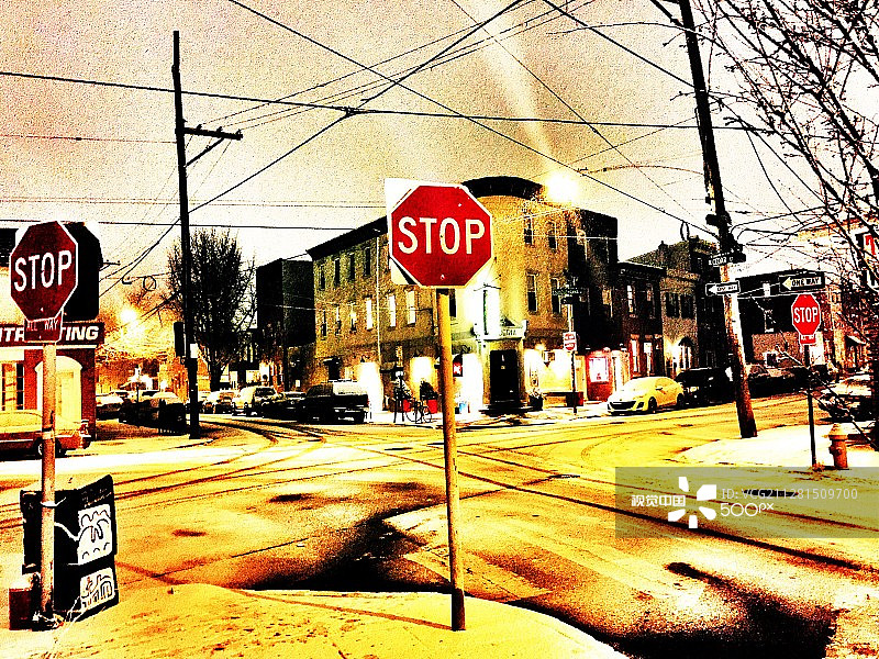 停止…图片素材