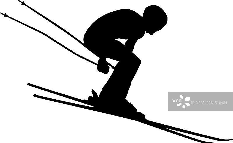 冬季运动高山滑雪图片素材