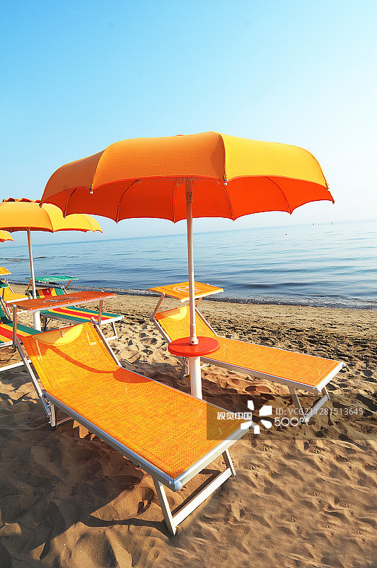 里乔内亚得里亚海海岸海滩风光图片素材