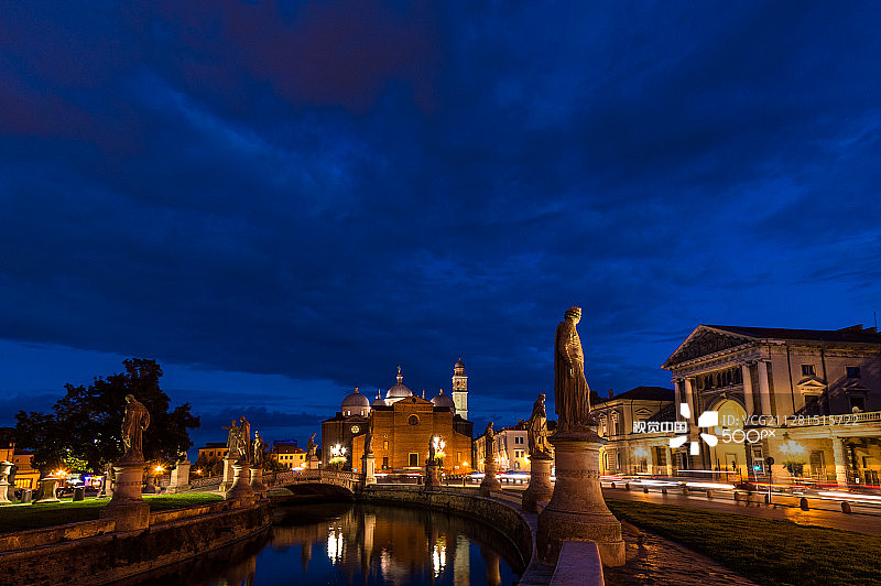 普拉托山谷和圣朱斯蒂娜图片素材