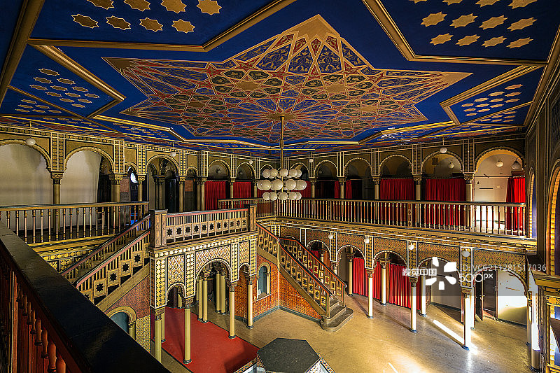 莱比锡城市浴场图片素材