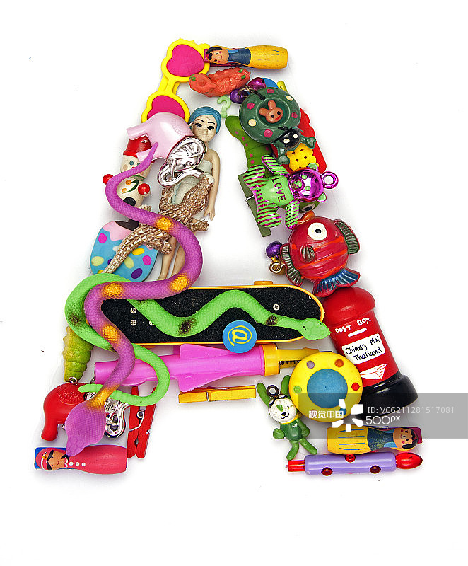 玩具字母图片素材