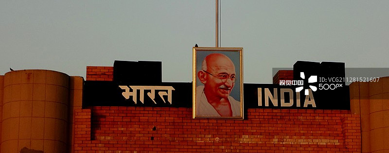 瓦加边境的斯瓦恩·贾扬蒂·德瓦尔，阿姆利则图片素材