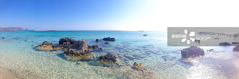 埃拉福尼西岛-克里特岛图片素材