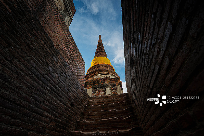 崖差蒙空寺图片素材