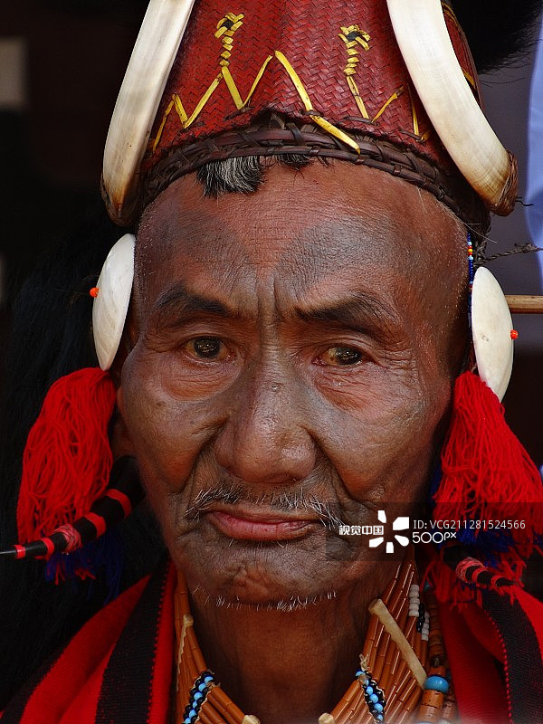 印度那加兰邦犀鸟节图片素材