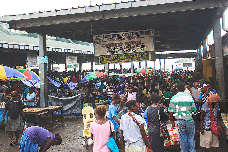 霍尼亚拉中心市场图片素材