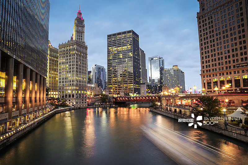 芝加哥河1图片素材