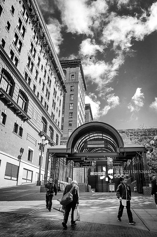 先锋广场站图片素材