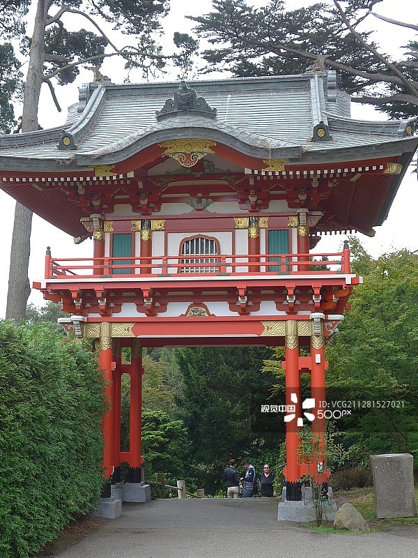 旧金山的日式庭院图片素材