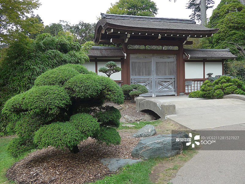 旧金山的日式庭院图片素材