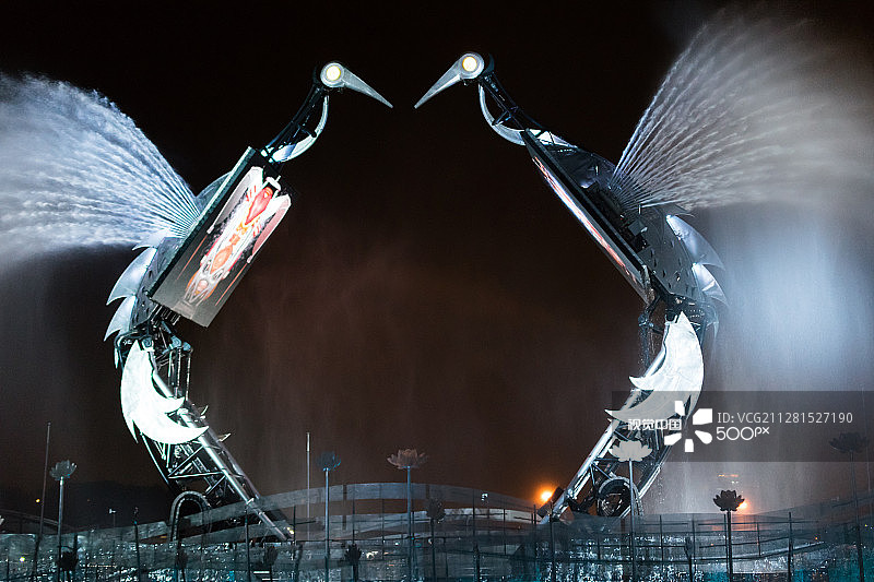 圣淘沙起重机舞图片素材