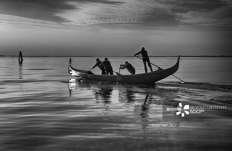 黑白湖泊#6图片素材