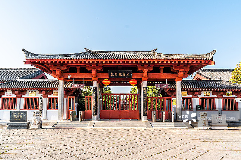 中国陕西省汉中市城固县张骞墓张骞博物馆图片素材