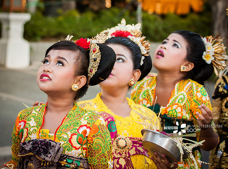 巴厘岛女孩图片素材