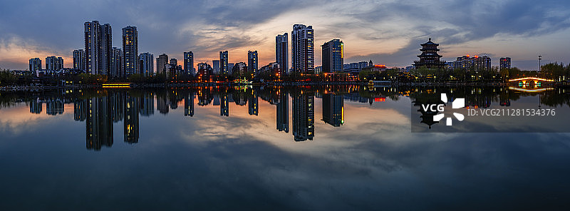 水韵南池   山东省济宁市南池公园景区图片素材