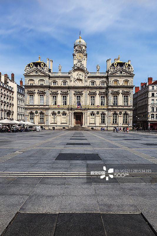 里昂市的泰罗广场图片素材