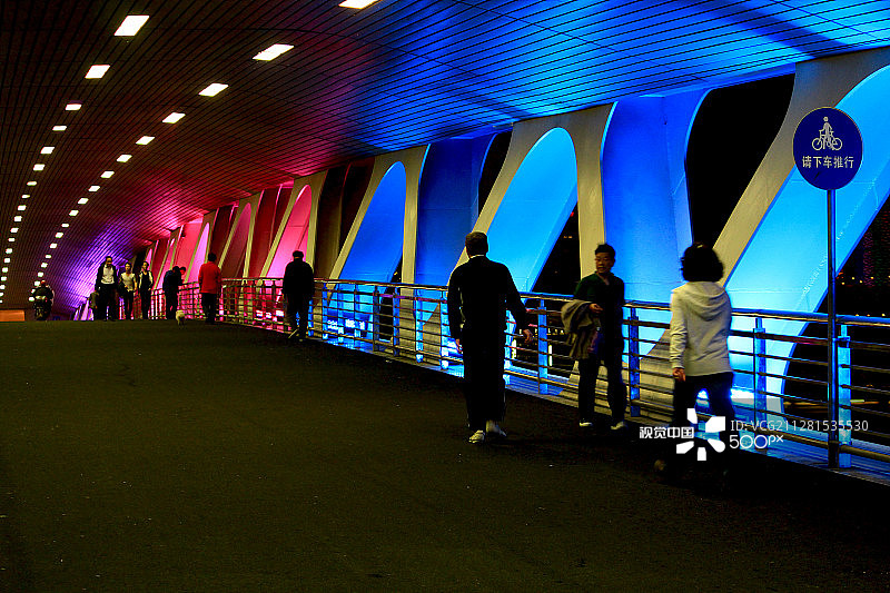 人行天桥图片素材