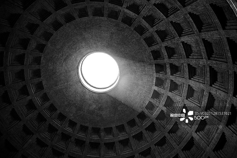 黑色万神庙图片素材