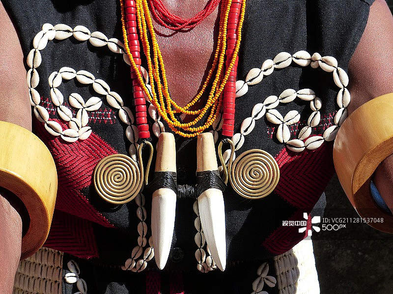 印度那加兰邦犀鸟节图片素材