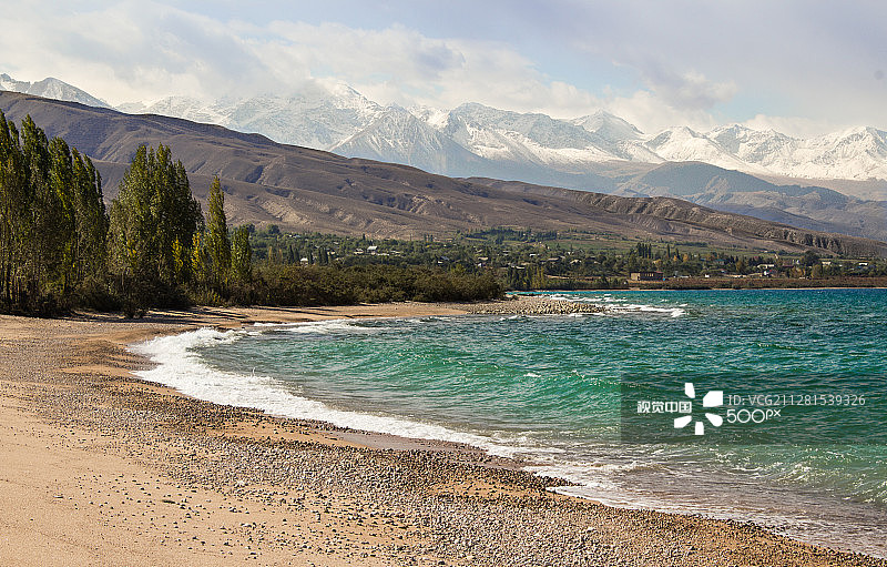 伊塞克湖图片素材