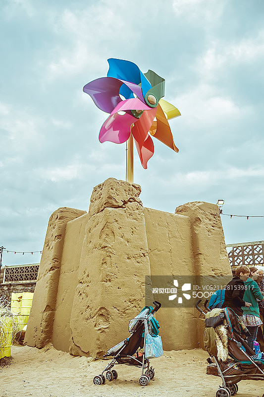 巨型沙堡 - Dismaland图片素材