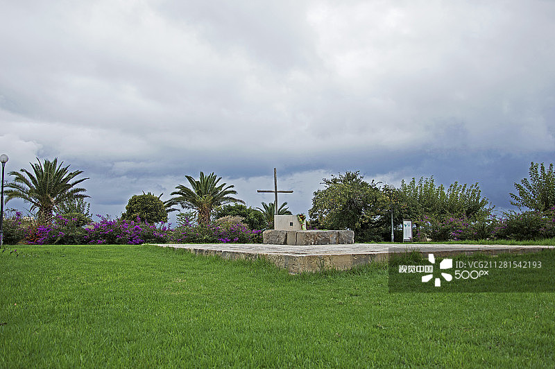 卡赞扎基斯墓图片素材