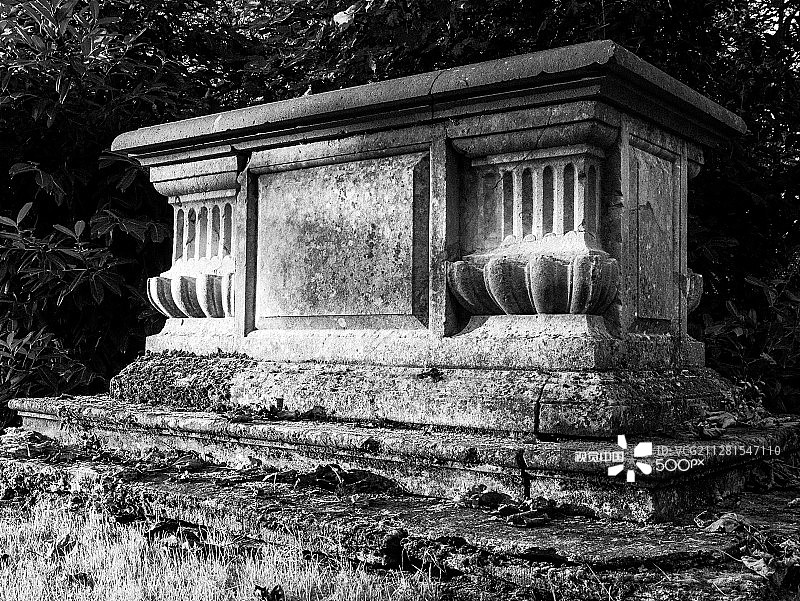 墓：位于阿约特圣劳伦斯图片素材