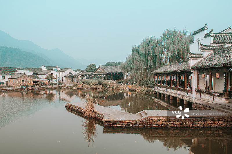 砚池夜月图片素材