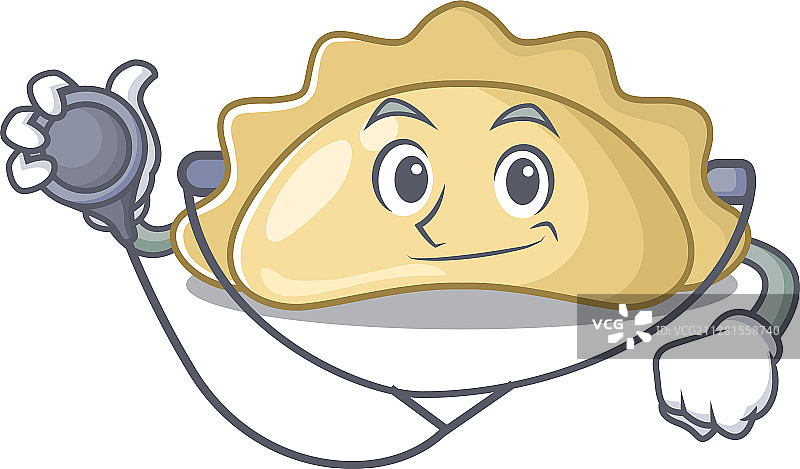 卡通风格的智能酷炫饺子图片素材