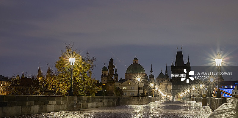 查尔斯桥图片素材