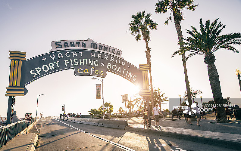 圣莫尼卡图片素材