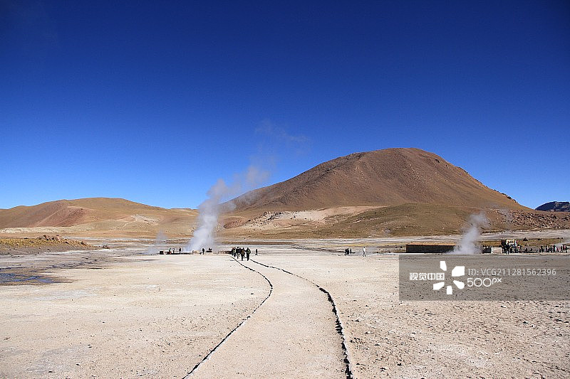 间歇泉，埃尔·塔蒂奥-阿塔卡马图片素材