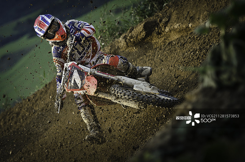 摩托车越野赛图片素材
