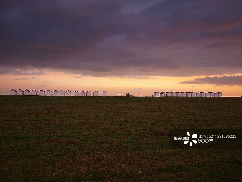 一排小屋图片素材