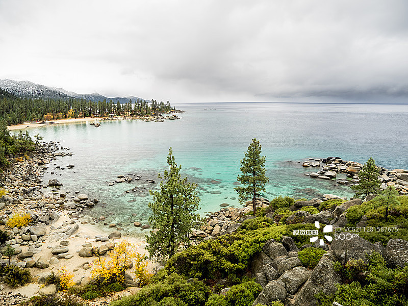 太浩湖风暴图片素材
