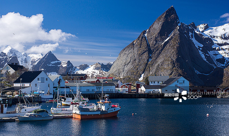 罗弗敦群岛，雷讷图片素材