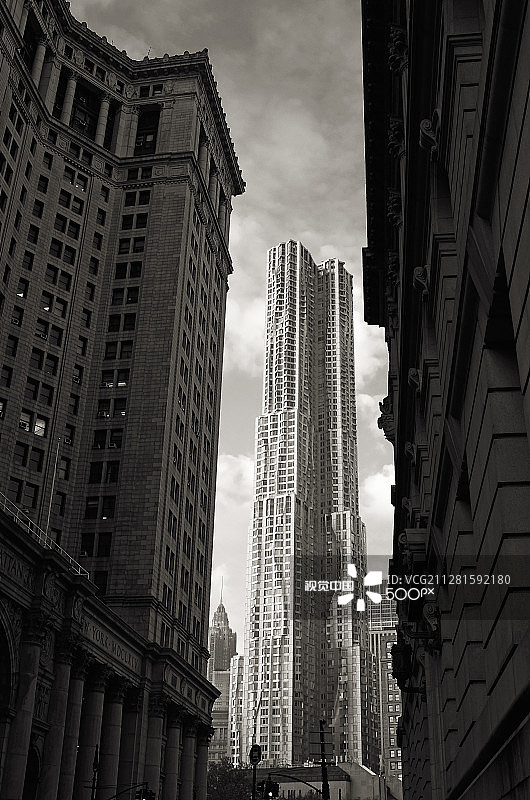纽约盖里大厦图片素材
