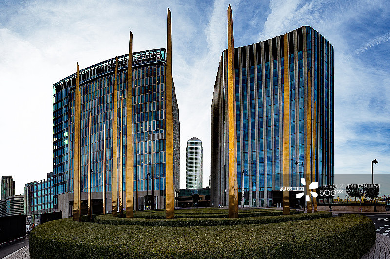 金丝雀码头图片素材