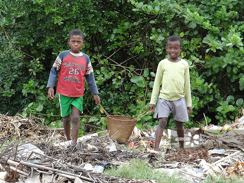 马达加斯加儿童图片素材