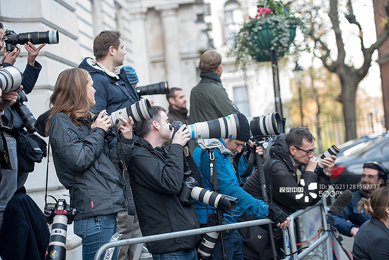 唐宁街10号新闻资料袋图片素材