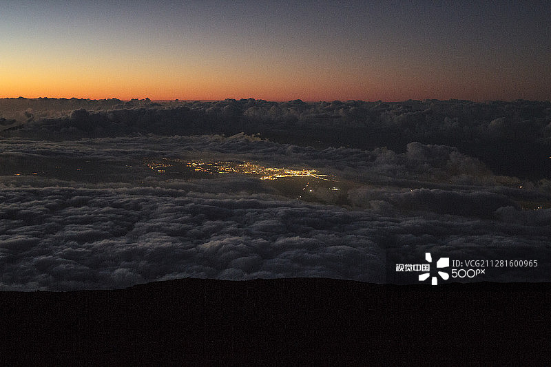 卡胡卢伊黄昏图片素材