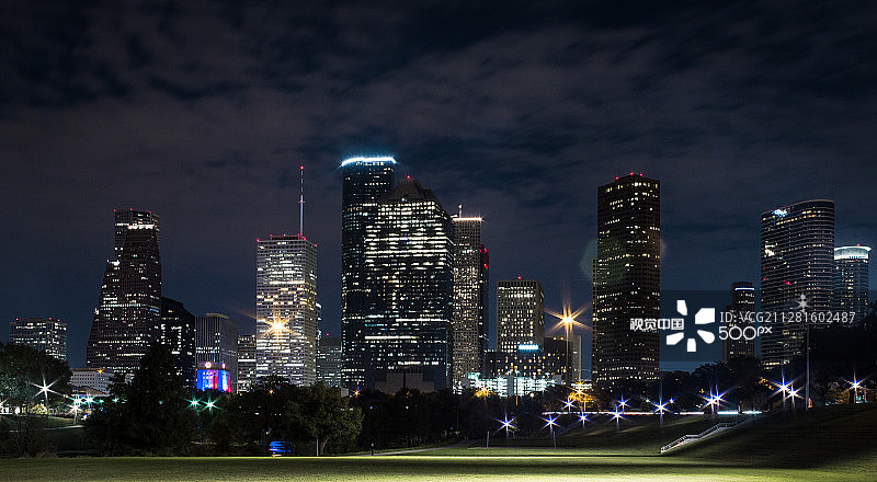 休斯顿夜景图片素材