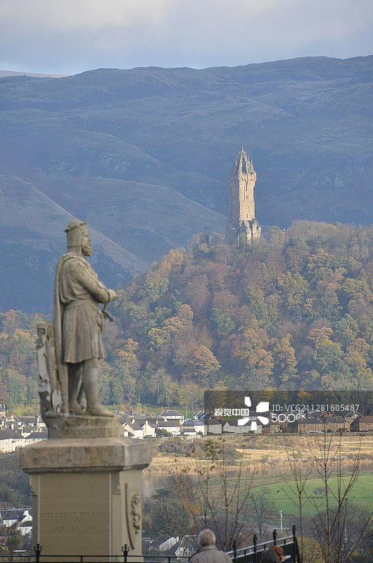 罗伯特·布鲁斯和华莱士纪念碑图片素材
