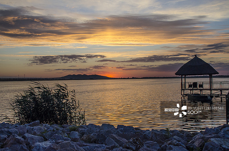 多瑙河三角洲，穆里吉奥尔湖图片素材